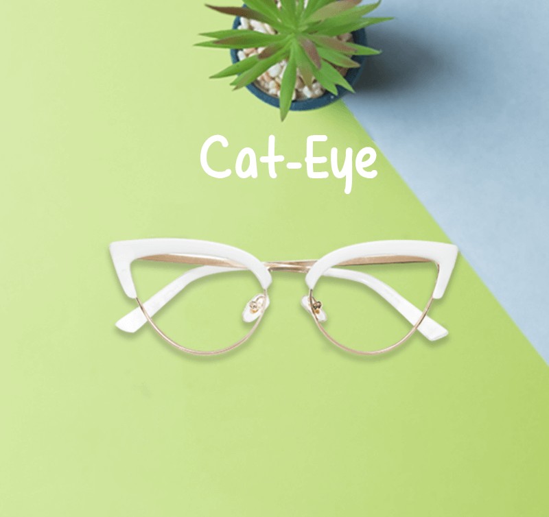 Horn Cat-eye glasses frame