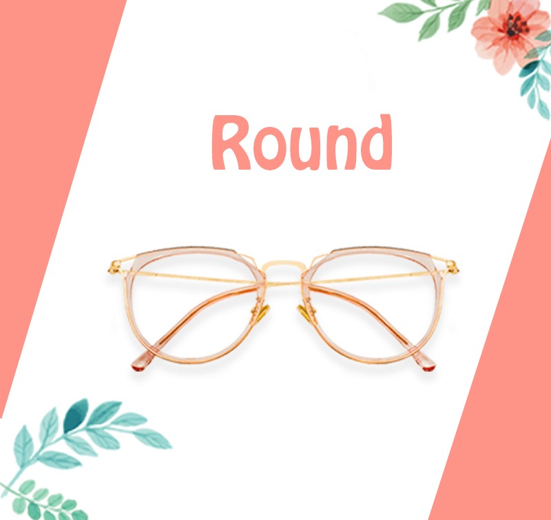 Round Oval glasses frame
